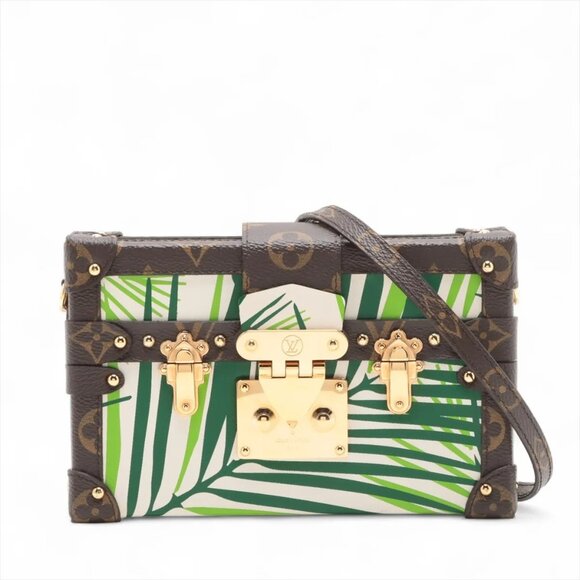 Louis Vuitton Monogram Petite Malle M41555 Palm Trees - Picture 1 of 8